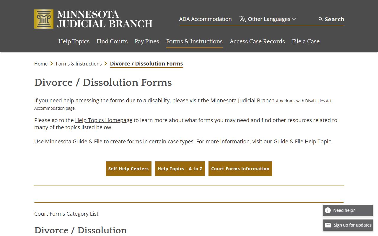 St. Louis County divorce records Minnesota divorce forms