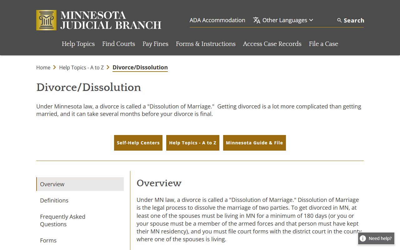St. Louis County divorce records Minnesota divorce help topic