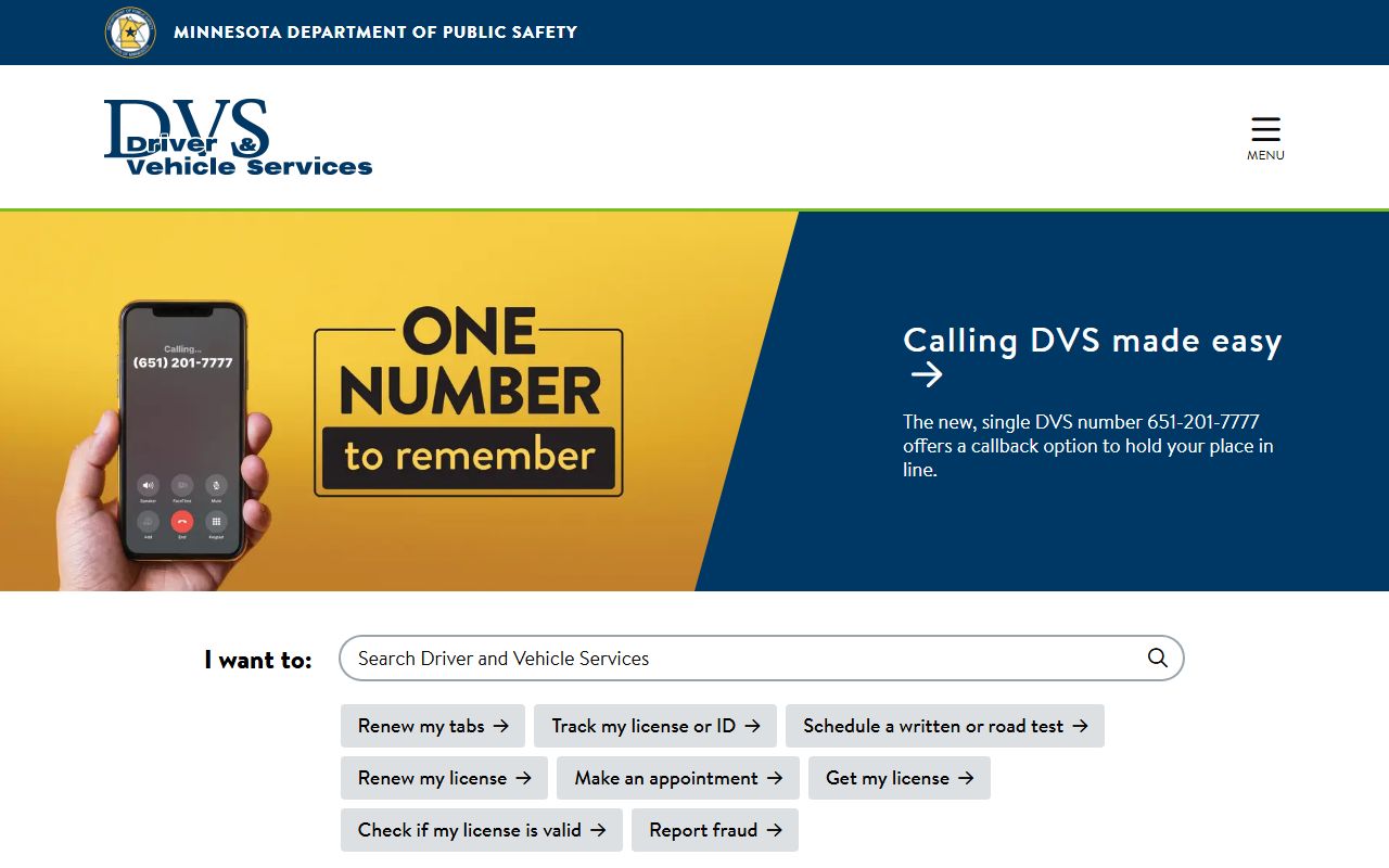 Minnesota DVS driver record system context